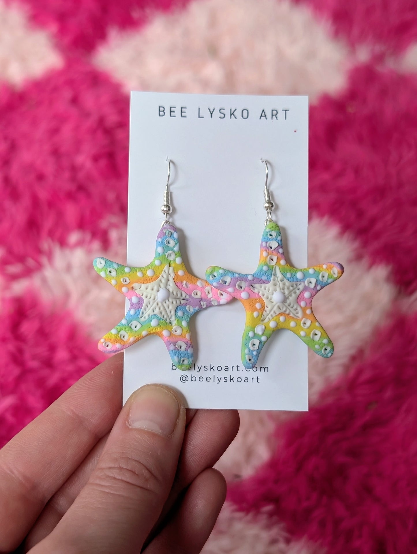 Starfish Dangles - Rainbow