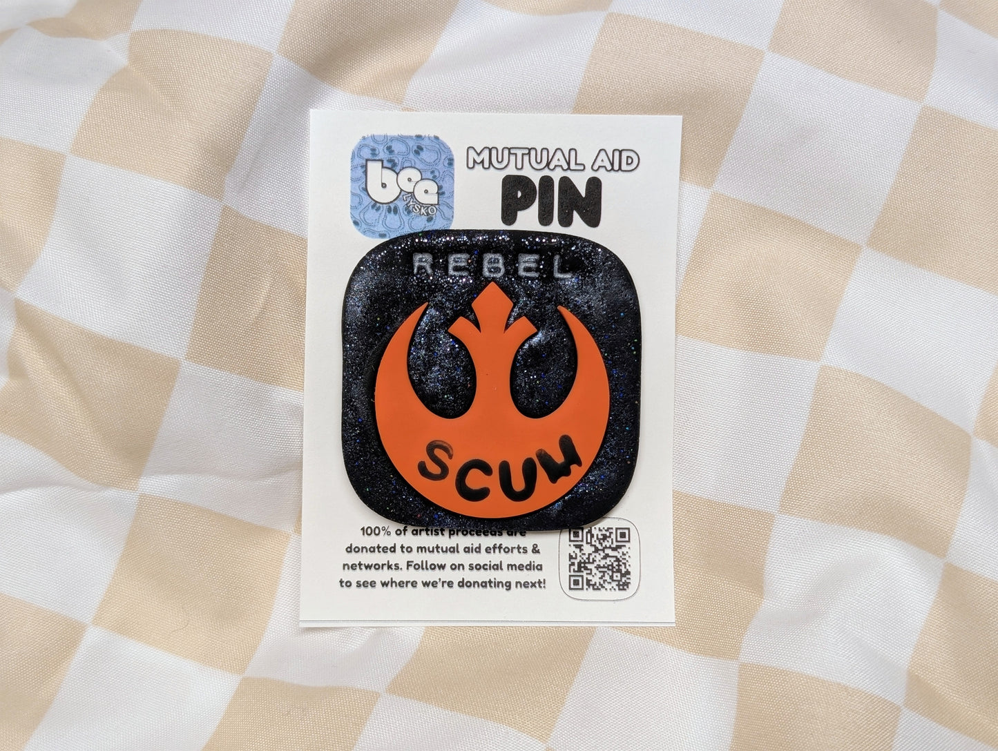 REBEL SCUM Pin
