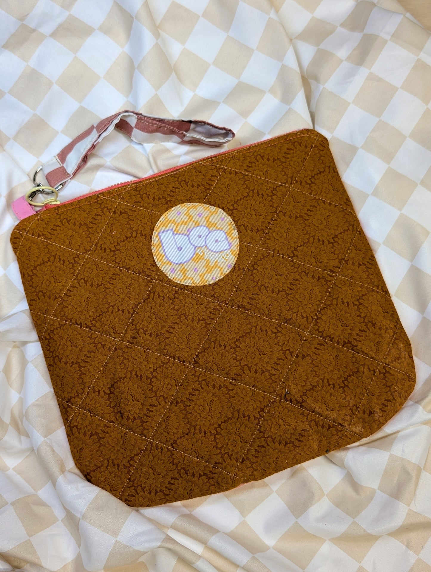 BLA X NBN WINGED THINGS - Quilted Wristlet