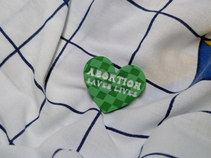 ABORTION SAVES LIVES 🧲 - Green Checks