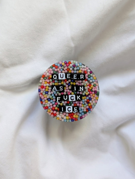 Queer as in Fuck Ice - Phone Socket