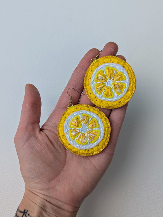 Felt Lemons