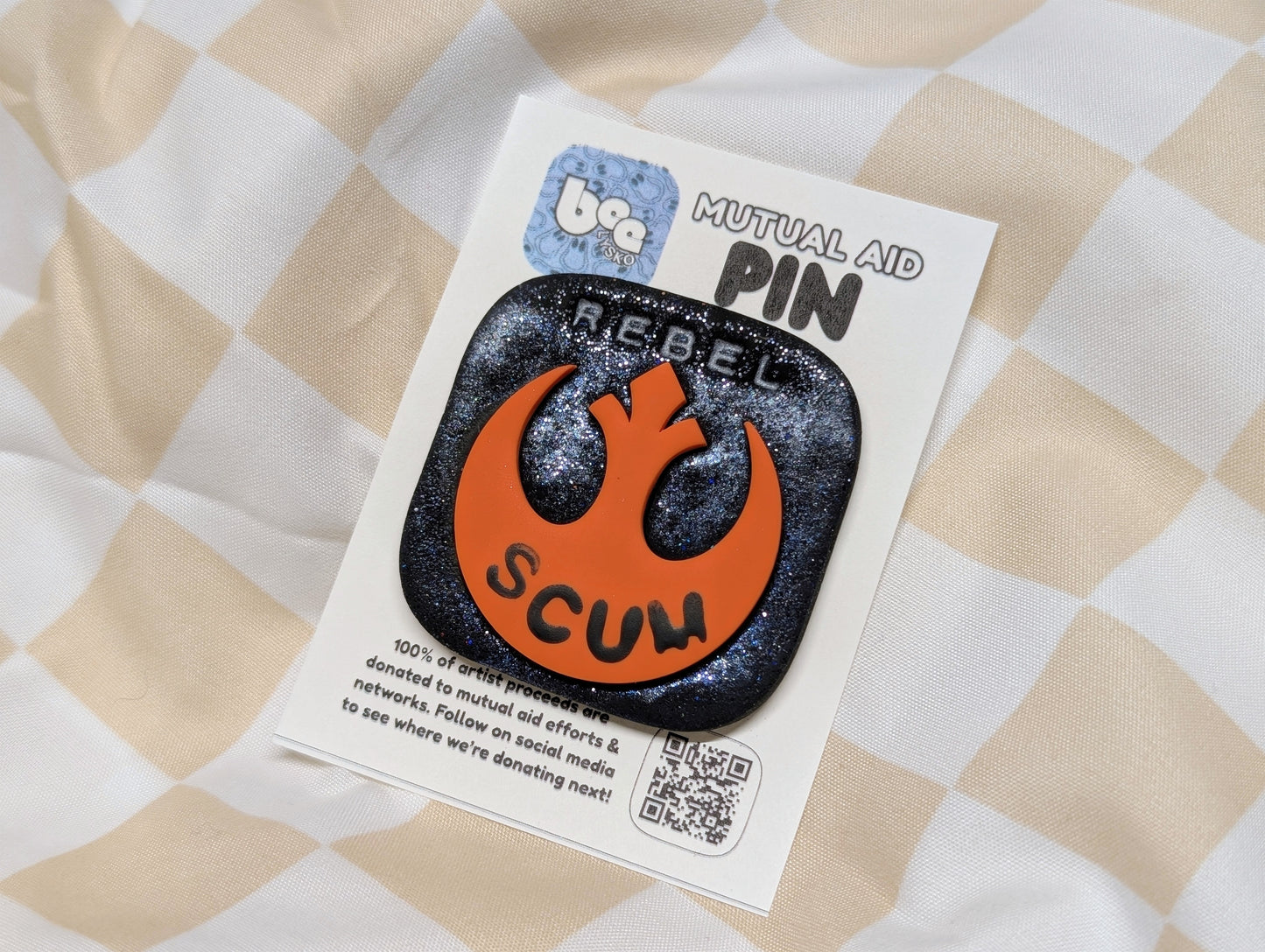 REBEL SCUM Pin
