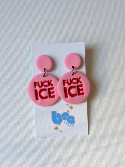 🔥🧊 Dangles - Red + Pink