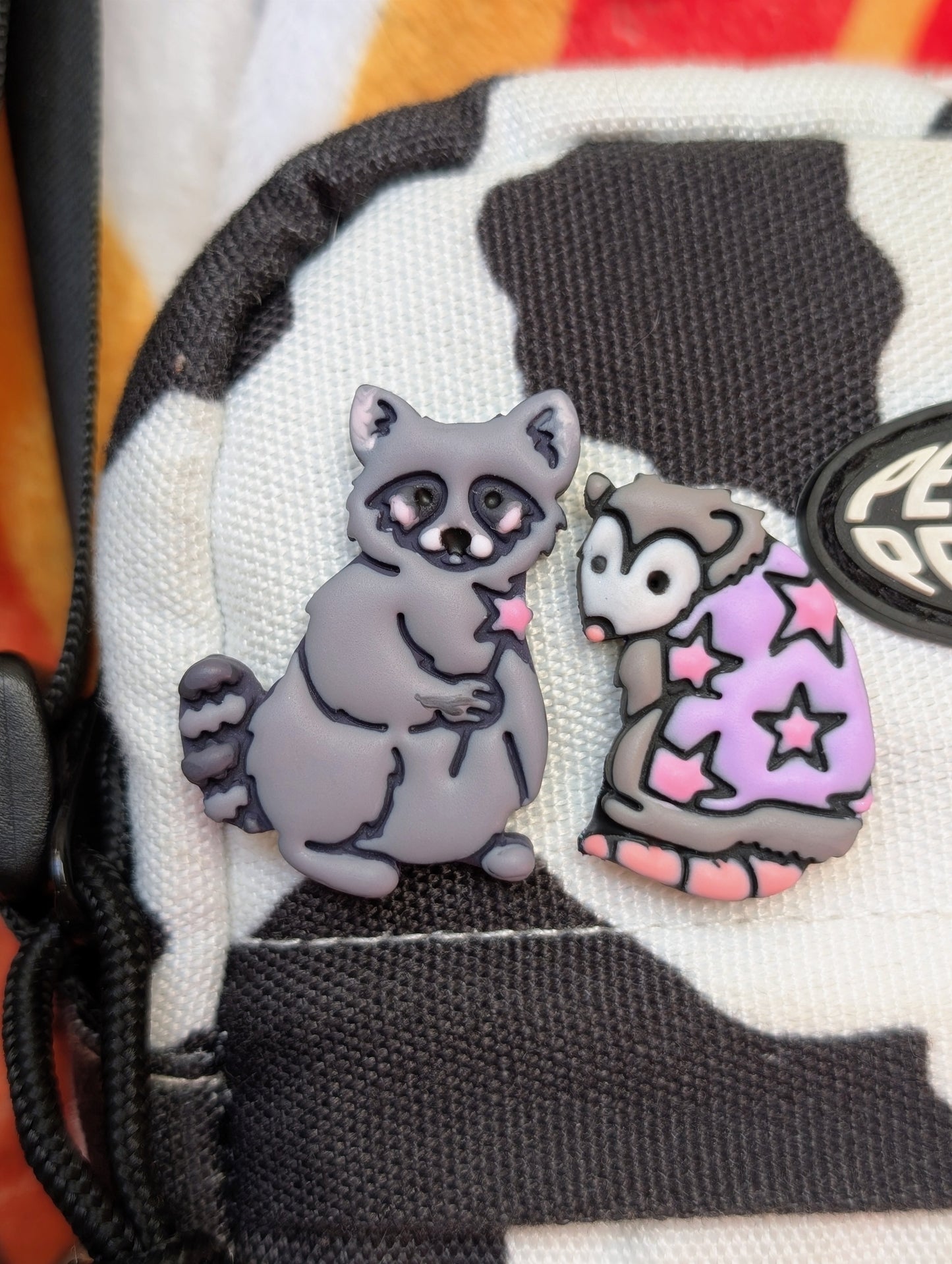 We're Just Girls Pin Set - Pink & Purple