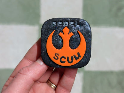 REBEL SCUM Pin