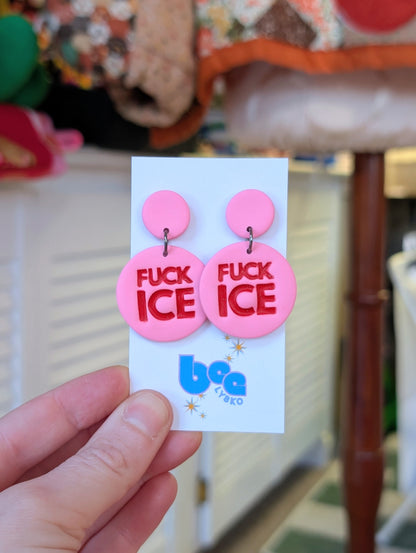 🔥🧊 Dangles - Red + Pink