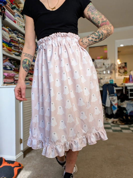 Checkered Ghosties - Maxi Skirt