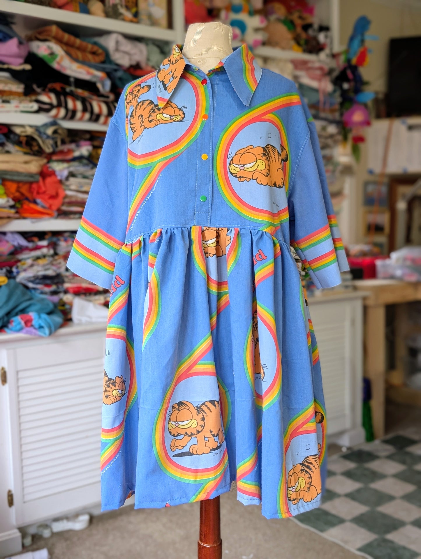 Orange Cat (1978) Dress