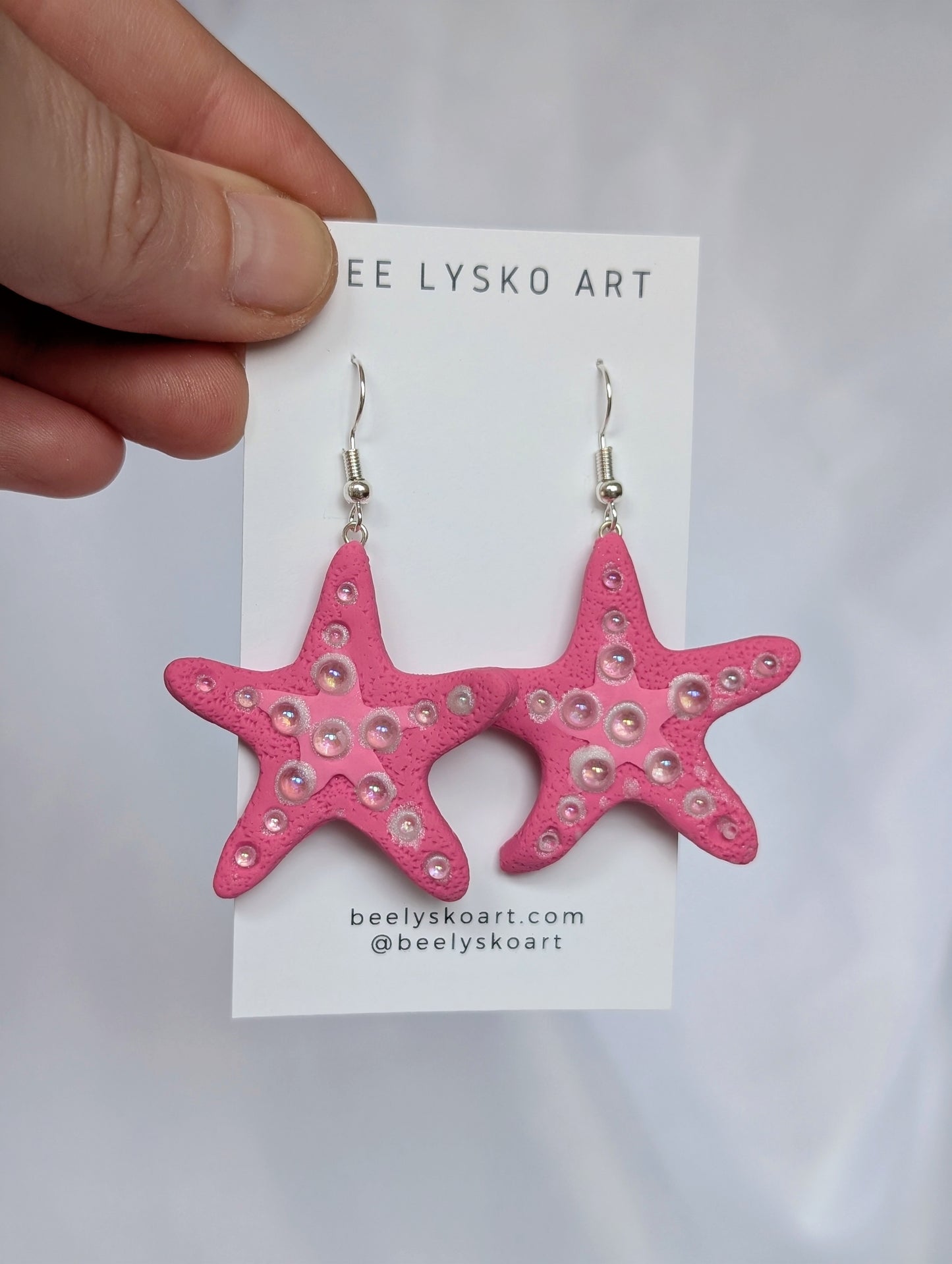 Starfish Dangles - Pink