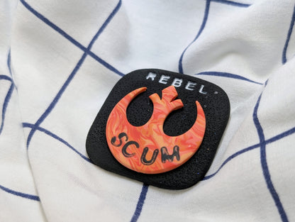 REBEL SCUM 🧲 - Orange Swirls