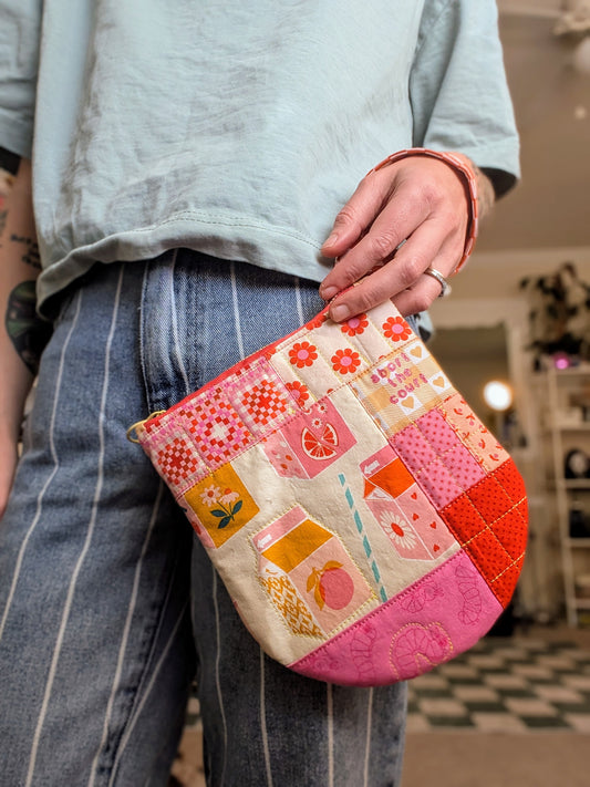 ABORT THE COURT - Quilted Wristlet